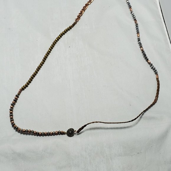 Buckle tricolor wrap bracelet or can be a necklace - Picture 6 of 14